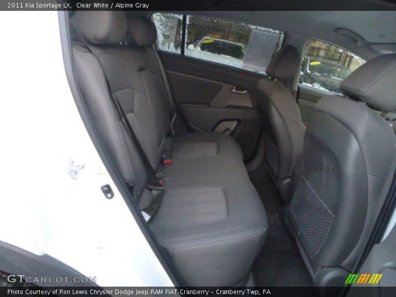 Clear White / Alpine Gray 2011 Kia Sportage LX