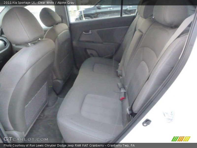 Clear White / Alpine Gray 2011 Kia Sportage LX