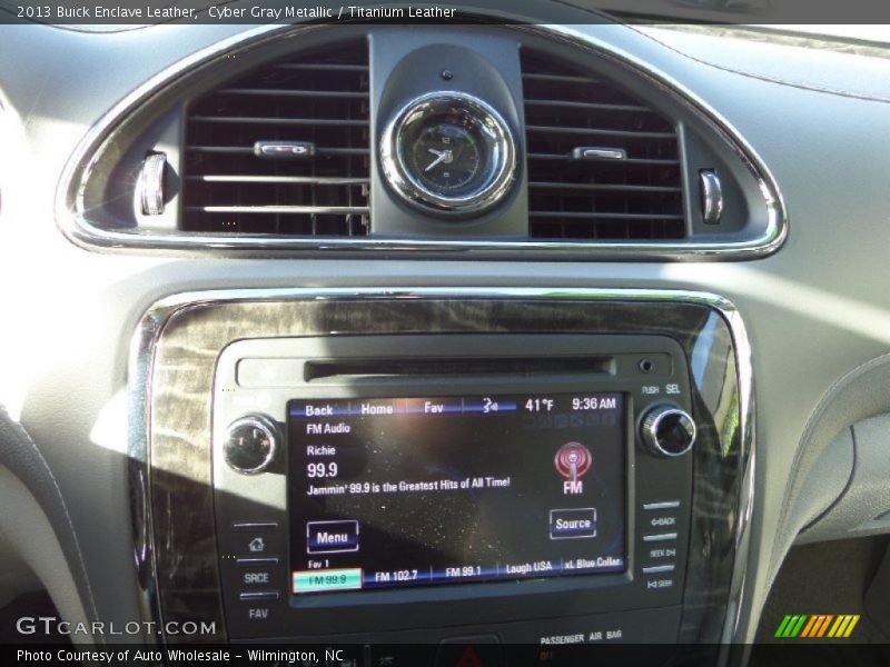 Cyber Gray Metallic / Titanium Leather 2013 Buick Enclave Leather