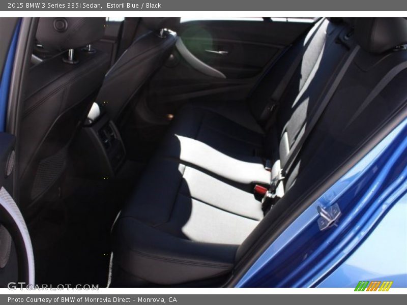 Estoril Blue / Black 2015 BMW 3 Series 335i Sedan
