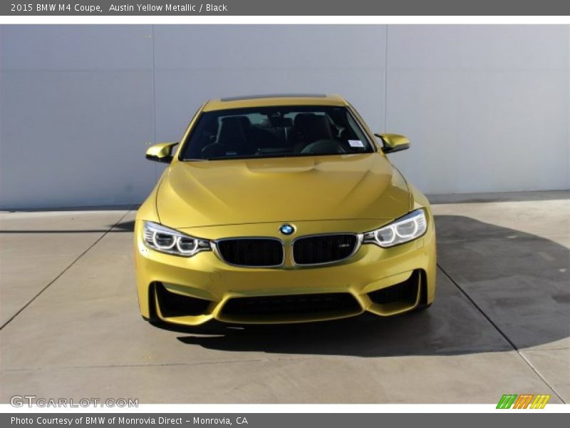 Austin Yellow Metallic / Black 2015 BMW M4 Coupe