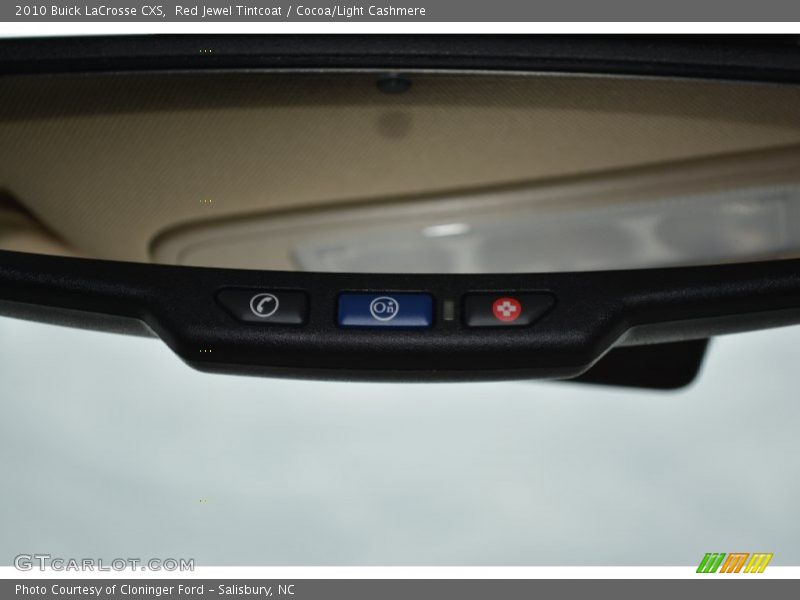 Red Jewel Tintcoat / Cocoa/Light Cashmere 2010 Buick LaCrosse CXS