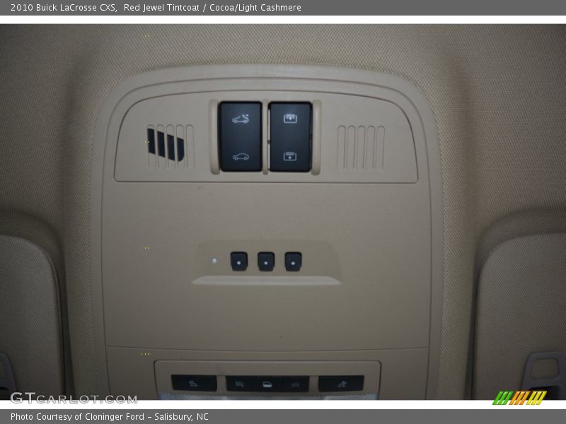 Red Jewel Tintcoat / Cocoa/Light Cashmere 2010 Buick LaCrosse CXS