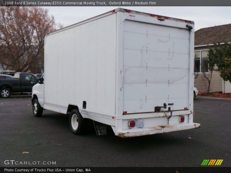 Oxford White / Medium Flint 2008 Ford E Series Cutaway E350 Commercial Moving Truck