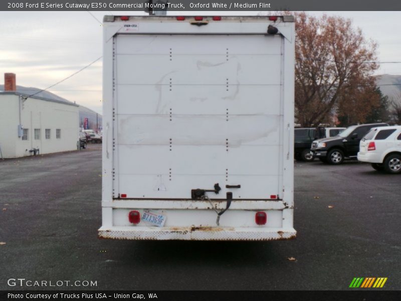 Oxford White / Medium Flint 2008 Ford E Series Cutaway E350 Commercial Moving Truck