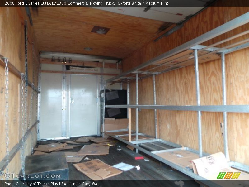 Oxford White / Medium Flint 2008 Ford E Series Cutaway E350 Commercial Moving Truck