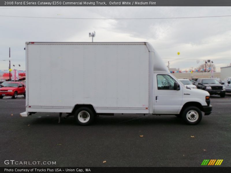 Oxford White / Medium Flint 2008 Ford E Series Cutaway E350 Commercial Moving Truck