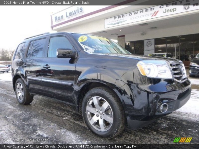 Crystal Black Pearl / Black 2013 Honda Pilot Touring 4WD