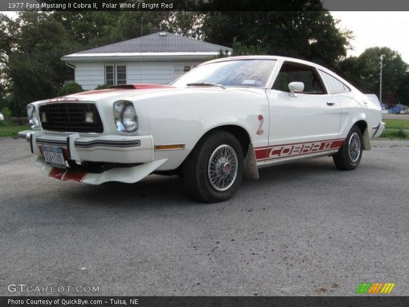 Front 3/4 View of 1977 Mustang II Cobra II