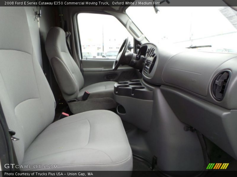 Oxford White / Medium Flint 2008 Ford E Series Cutaway E350 Commercial Moving Truck