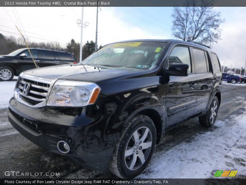 Crystal Black Pearl / Black 2013 Honda Pilot Touring 4WD