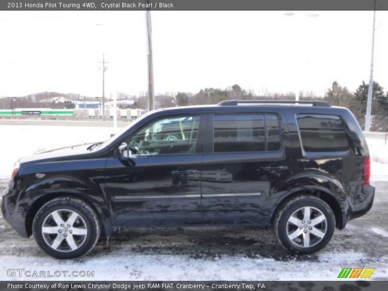 Crystal Black Pearl / Black 2013 Honda Pilot Touring 4WD