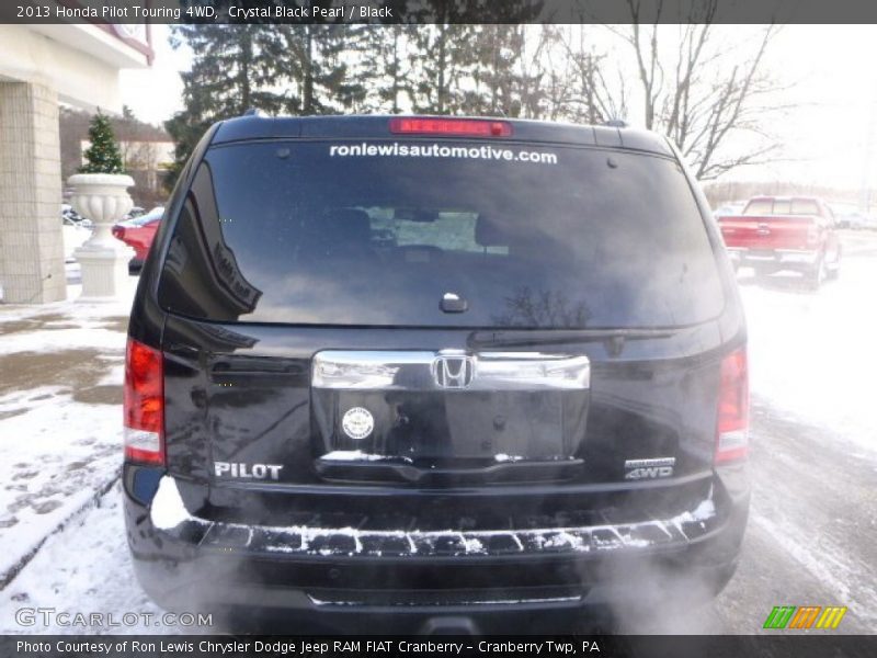 Crystal Black Pearl / Black 2013 Honda Pilot Touring 4WD
