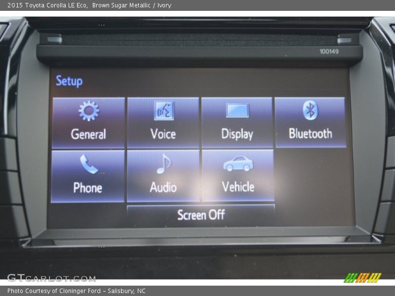 Brown Sugar Metallic / Ivory 2015 Toyota Corolla LE Eco