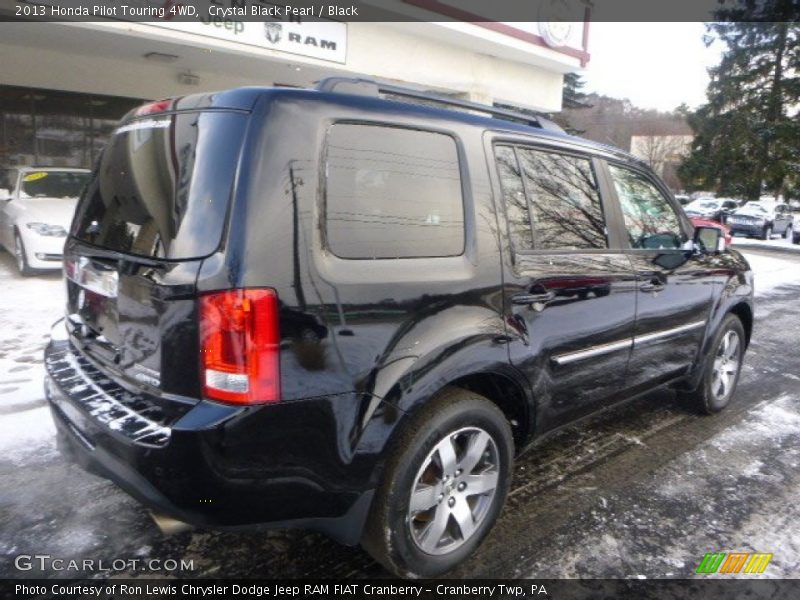 Crystal Black Pearl / Black 2013 Honda Pilot Touring 4WD