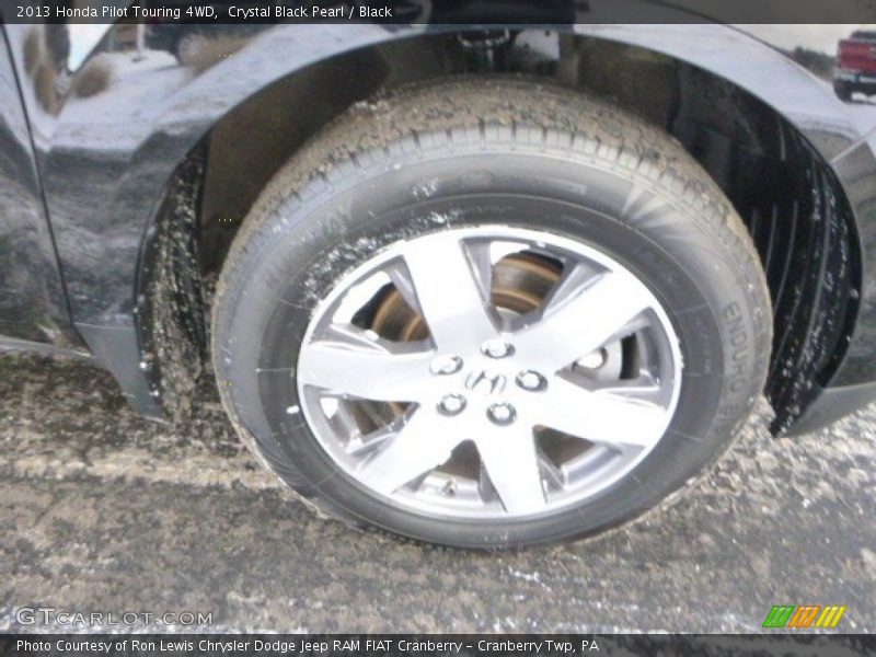 Crystal Black Pearl / Black 2013 Honda Pilot Touring 4WD