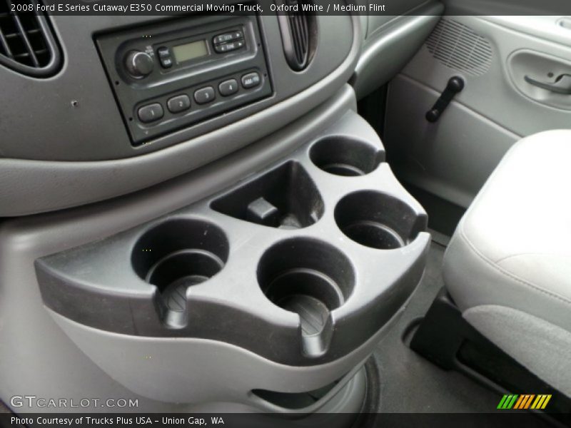 Oxford White / Medium Flint 2008 Ford E Series Cutaway E350 Commercial Moving Truck