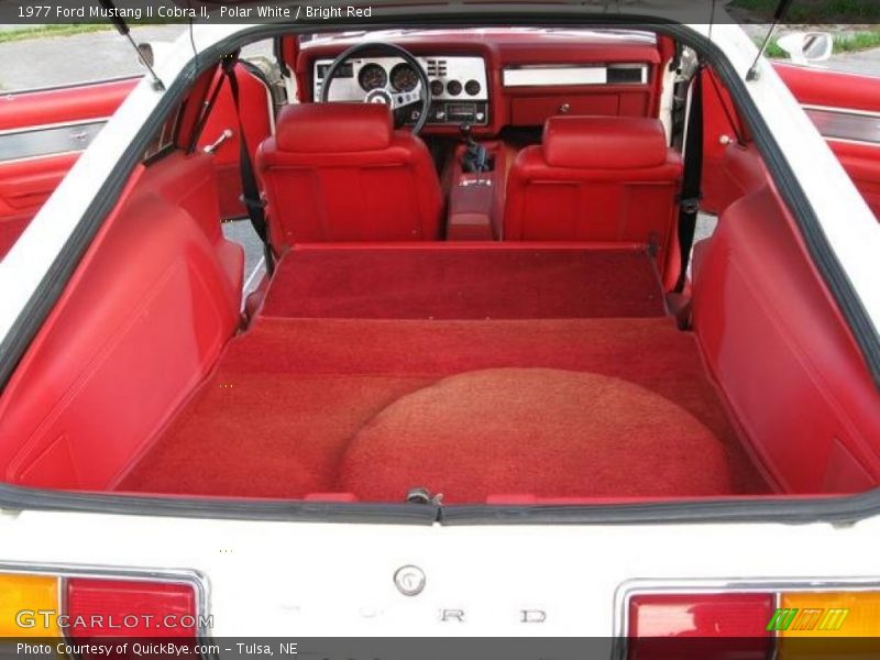  1977 Mustang II Cobra II Trunk