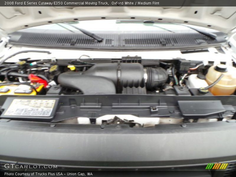 Oxford White / Medium Flint 2008 Ford E Series Cutaway E350 Commercial Moving Truck