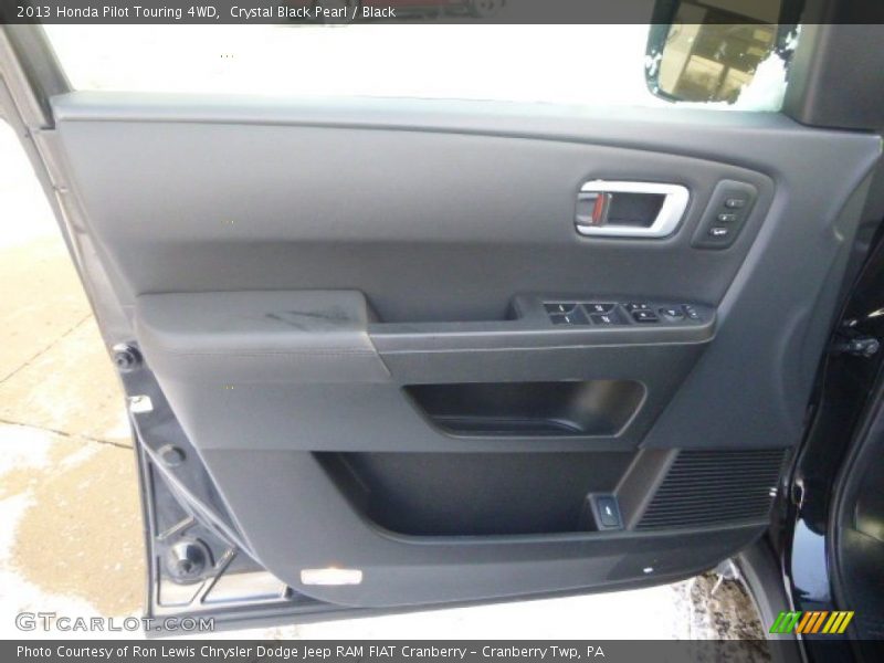 Crystal Black Pearl / Black 2013 Honda Pilot Touring 4WD