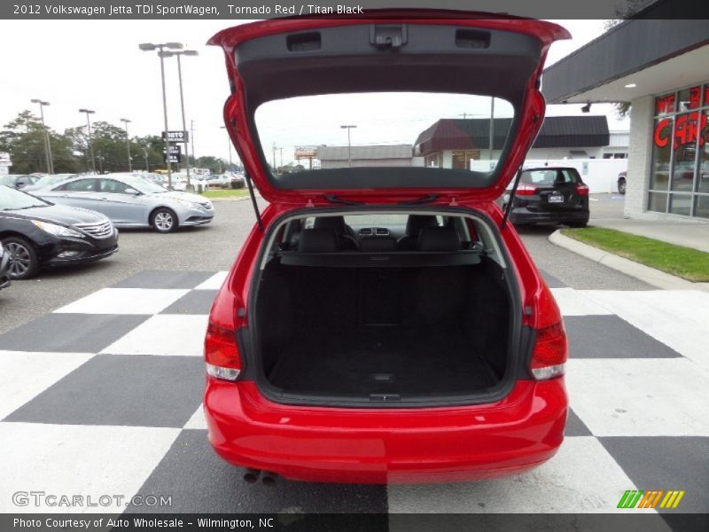 Tornado Red / Titan Black 2012 Volkswagen Jetta TDI SportWagen