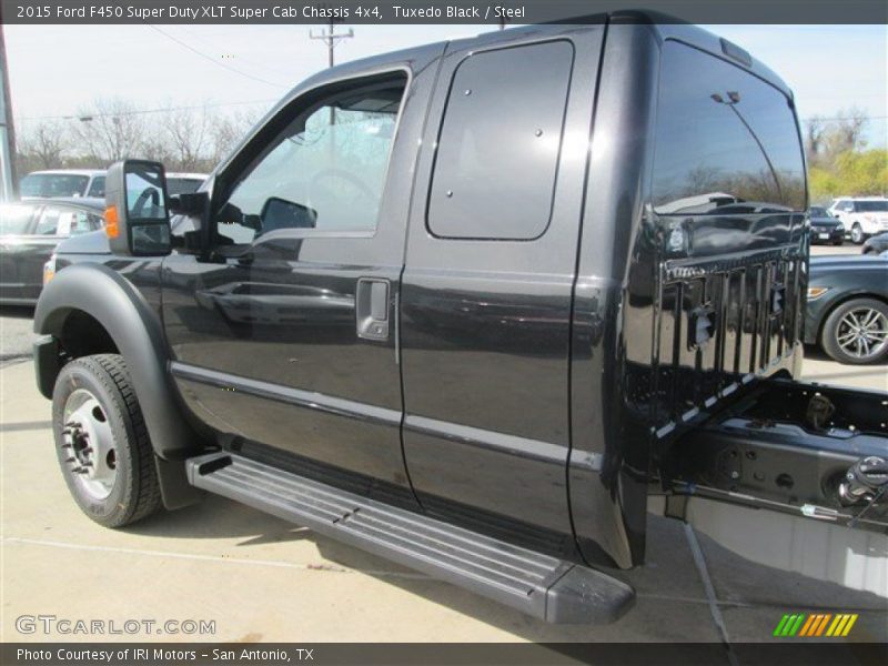 Tuxedo Black / Steel 2015 Ford F450 Super Duty XLT Super Cab Chassis 4x4