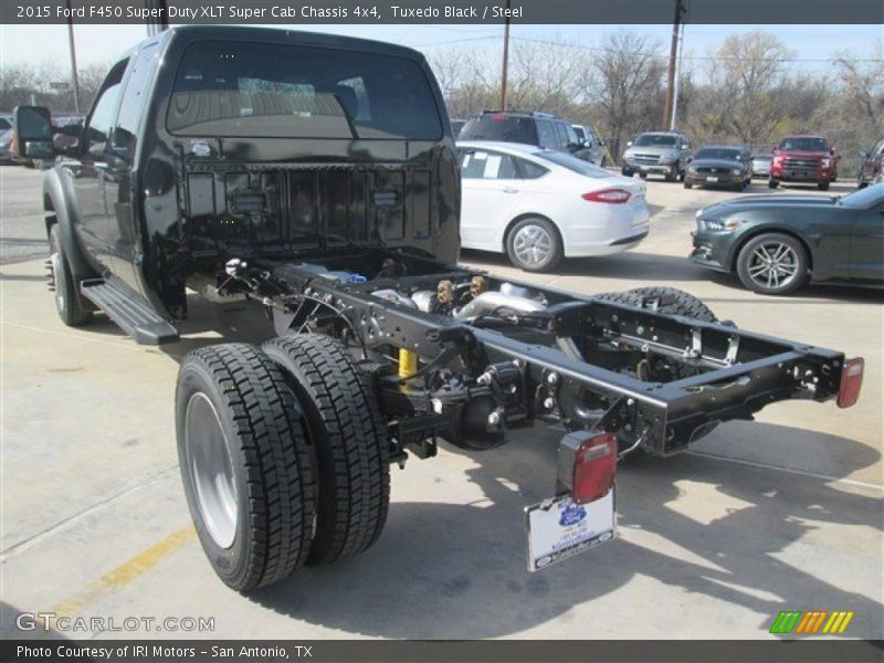 Tuxedo Black / Steel 2015 Ford F450 Super Duty XLT Super Cab Chassis 4x4
