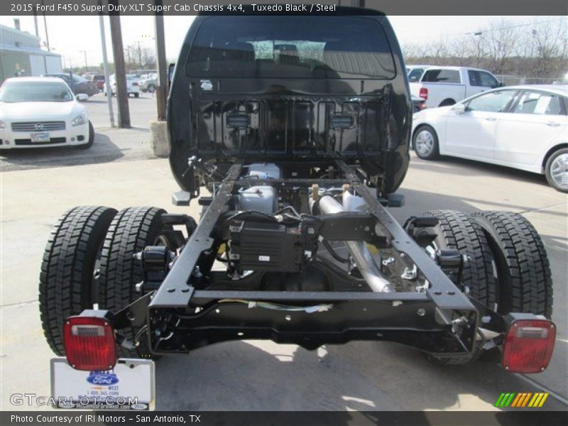 Tuxedo Black / Steel 2015 Ford F450 Super Duty XLT Super Cab Chassis 4x4