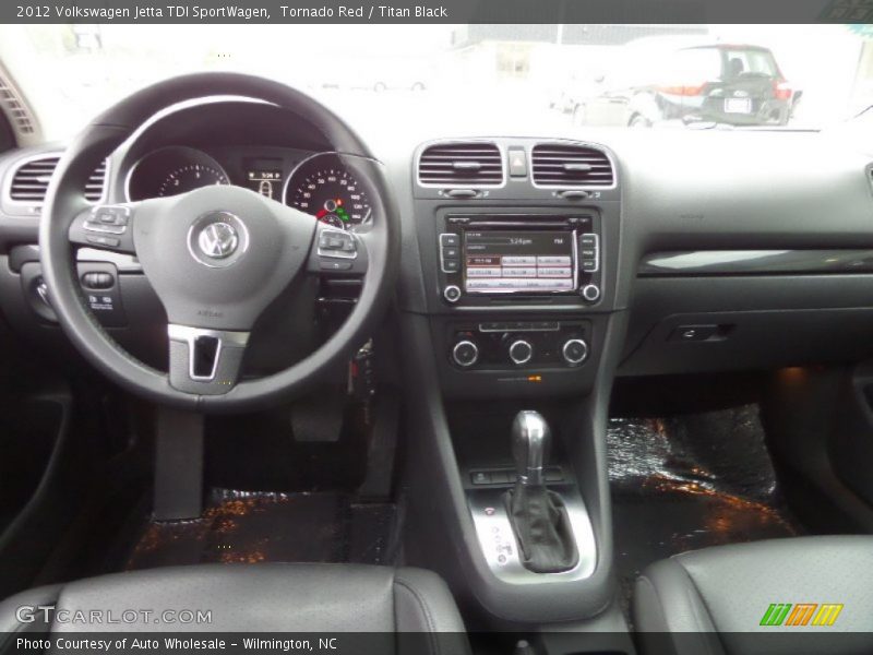 Tornado Red / Titan Black 2012 Volkswagen Jetta TDI SportWagen