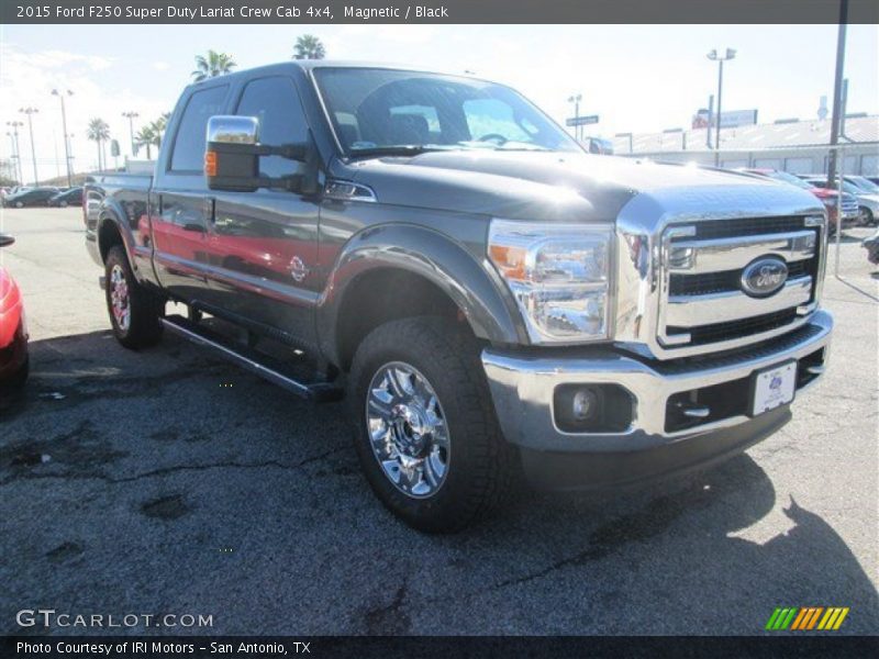 Magnetic / Black 2015 Ford F250 Super Duty Lariat Crew Cab 4x4