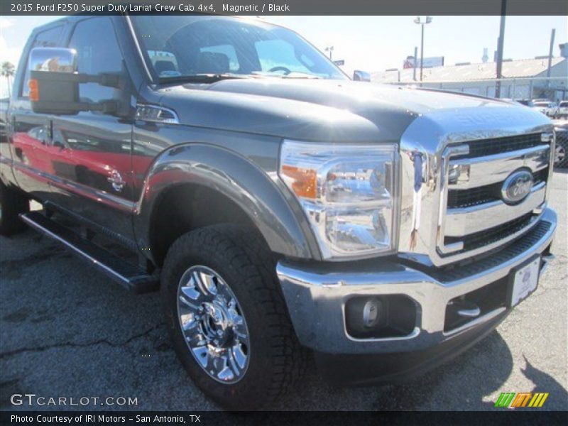 Magnetic / Black 2015 Ford F250 Super Duty Lariat Crew Cab 4x4