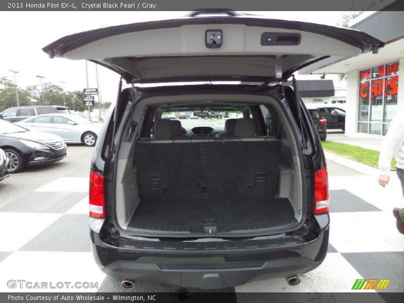 Crystal Black Pearl / Gray 2013 Honda Pilot EX-L