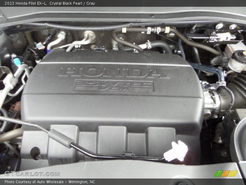 Crystal Black Pearl / Gray 2013 Honda Pilot EX-L