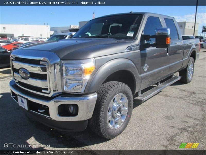 Magnetic / Black 2015 Ford F250 Super Duty Lariat Crew Cab 4x4