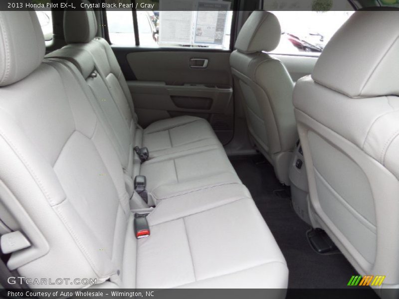 Crystal Black Pearl / Gray 2013 Honda Pilot EX-L