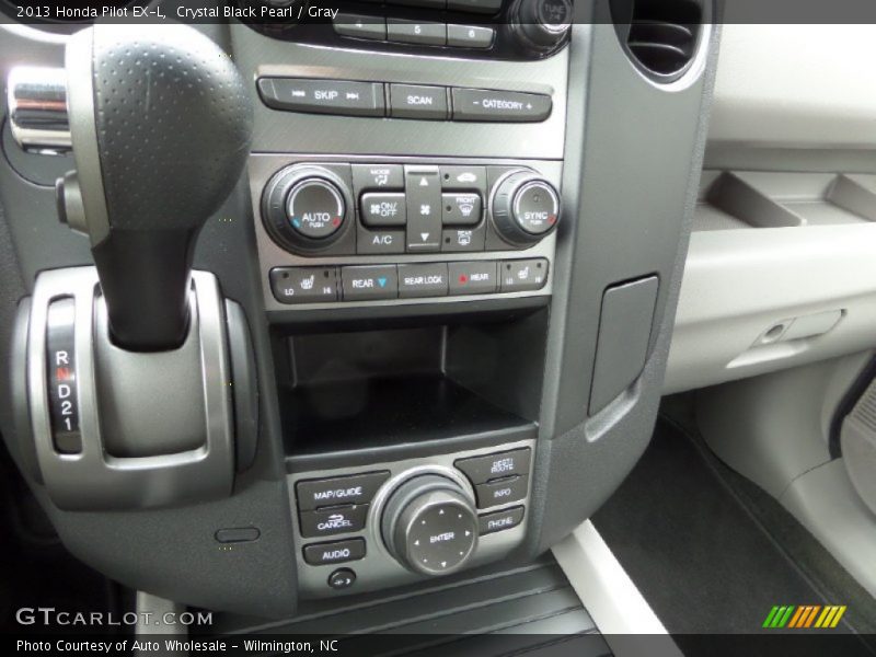 Crystal Black Pearl / Gray 2013 Honda Pilot EX-L