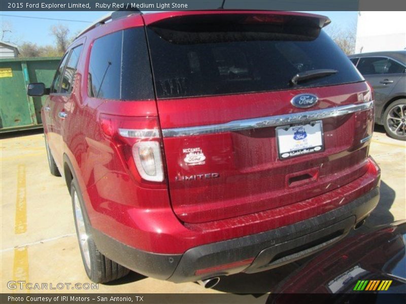 Ruby Red / Medium Light Stone 2015 Ford Explorer Limited
