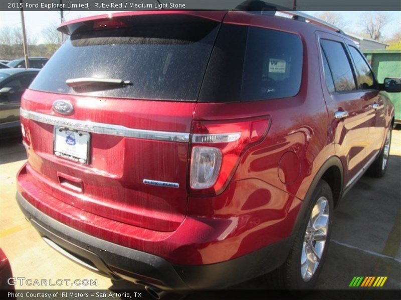 Ruby Red / Medium Light Stone 2015 Ford Explorer Limited