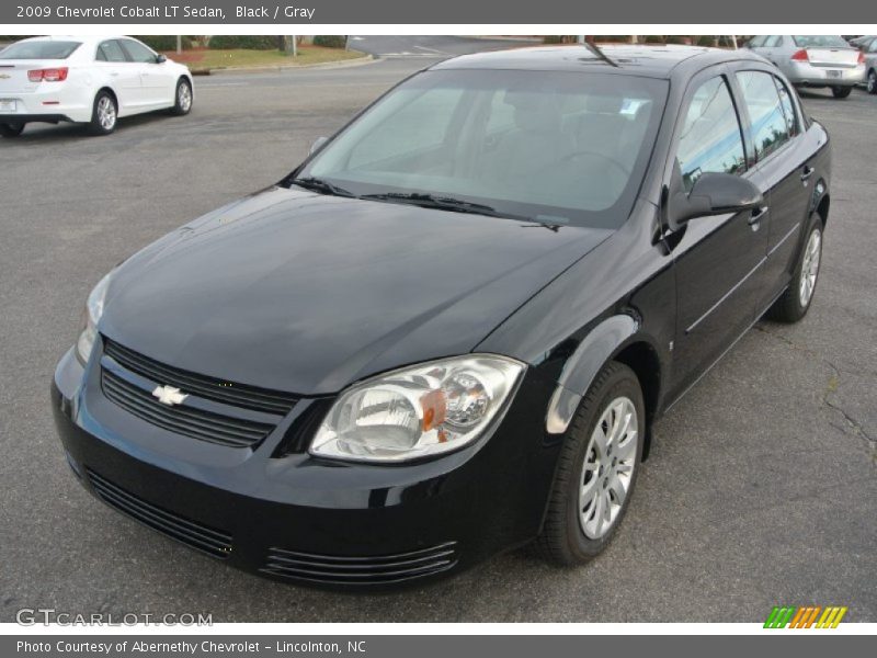 Black / Gray 2009 Chevrolet Cobalt LT Sedan
