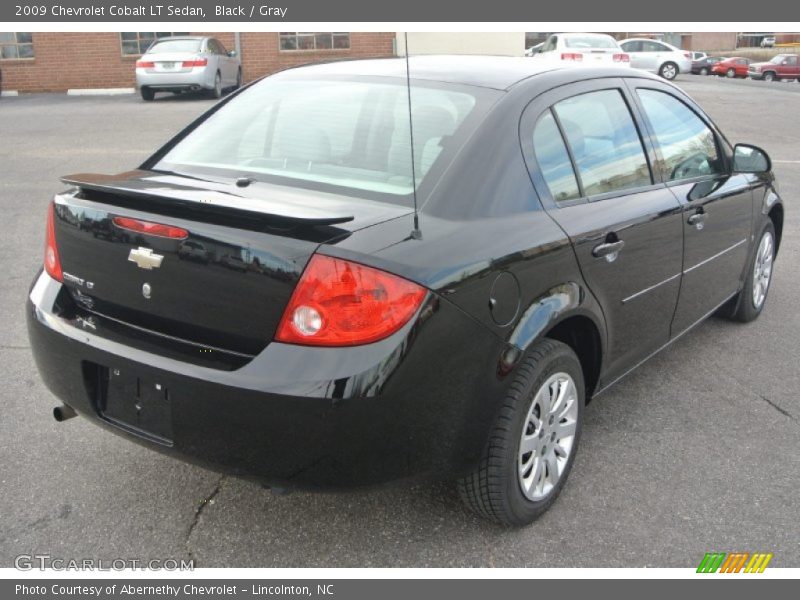 Black / Gray 2009 Chevrolet Cobalt LT Sedan