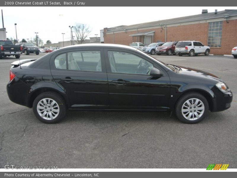 Black / Gray 2009 Chevrolet Cobalt LT Sedan