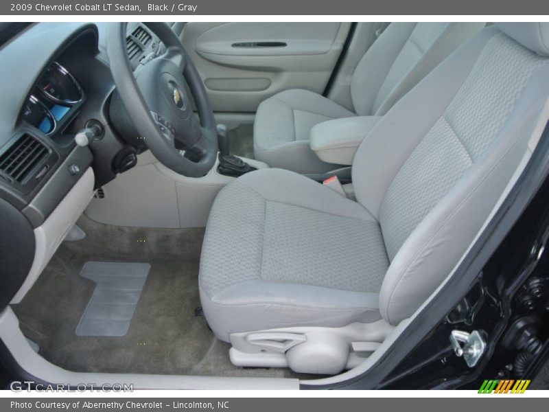 Black / Gray 2009 Chevrolet Cobalt LT Sedan