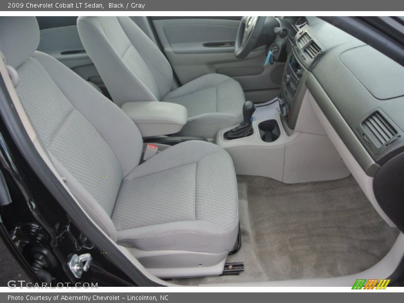 Black / Gray 2009 Chevrolet Cobalt LT Sedan