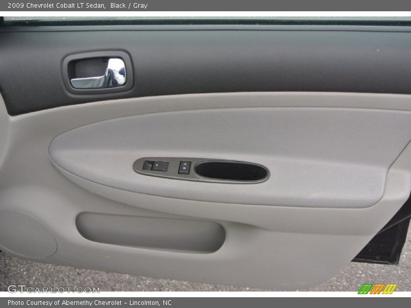 Black / Gray 2009 Chevrolet Cobalt LT Sedan