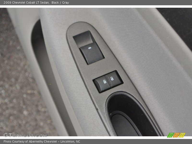 Black / Gray 2009 Chevrolet Cobalt LT Sedan