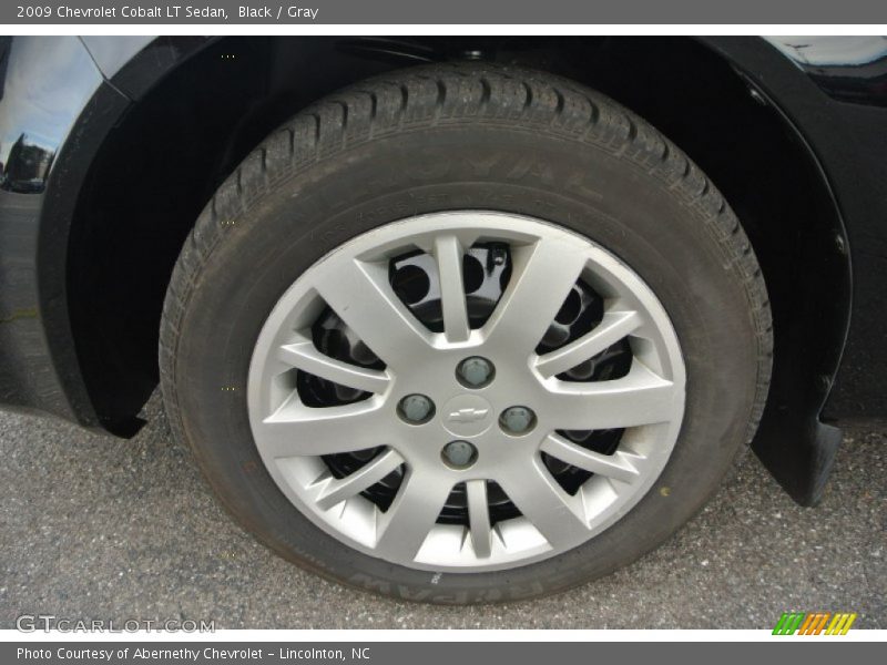 Black / Gray 2009 Chevrolet Cobalt LT Sedan
