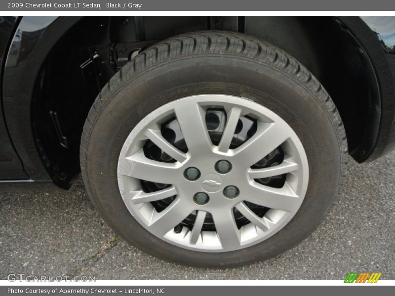 Black / Gray 2009 Chevrolet Cobalt LT Sedan