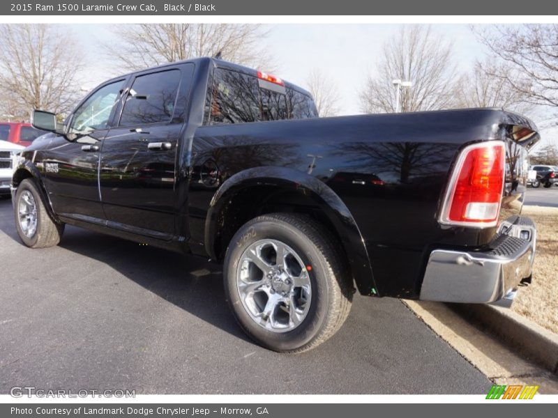 Black / Black 2015 Ram 1500 Laramie Crew Cab