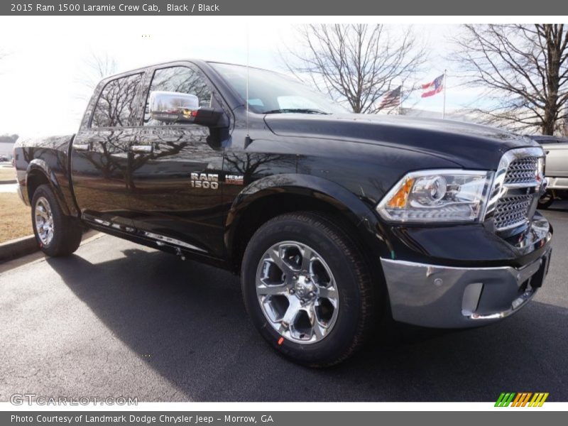 Black / Black 2015 Ram 1500 Laramie Crew Cab