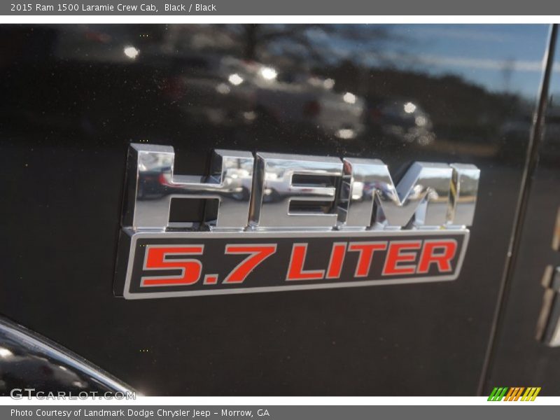 Black / Black 2015 Ram 1500 Laramie Crew Cab